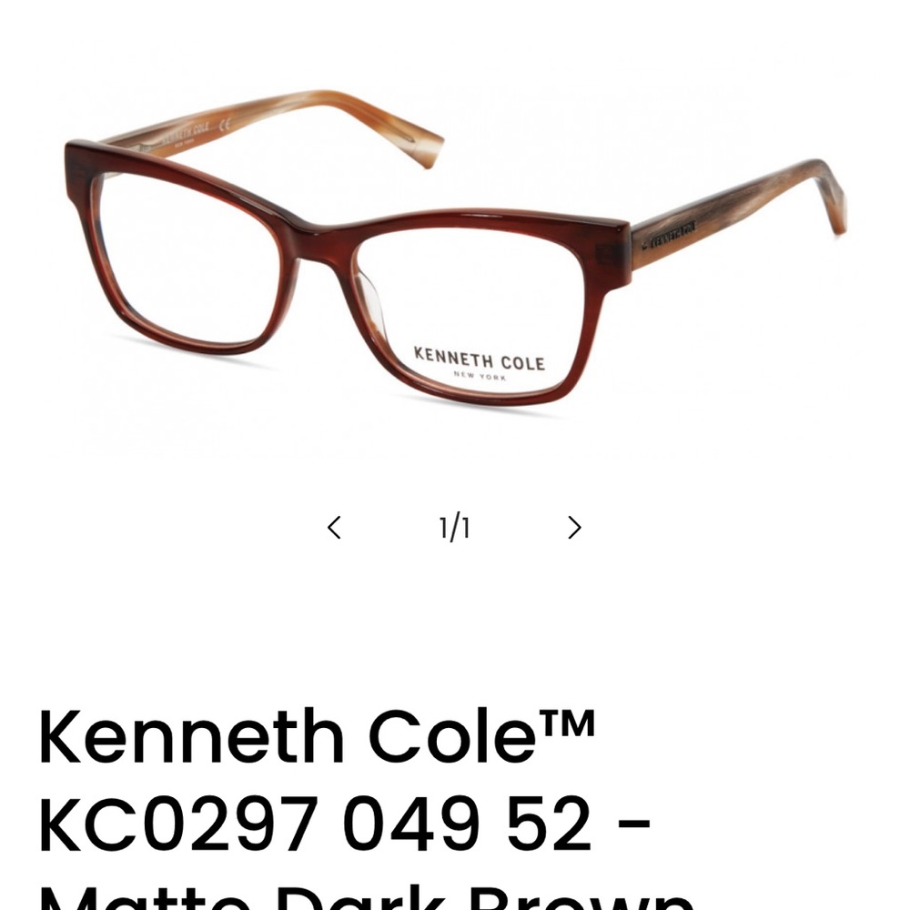 Womens Kenneth Cole glasses / frames brand new demo